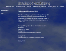 Tablet Screenshot of knivexpo.se